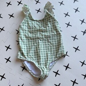 Polo Ralph Lauren Mint Gingham Swimsuit